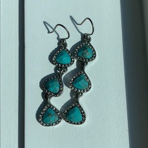 Blue Dangly LuckyBrand Earrings 💙